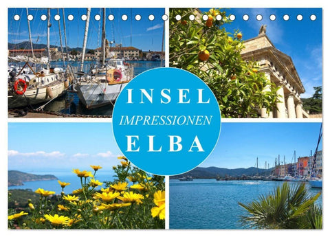 Insel Elba Impressionen (Tischkalender 2027 DIN A5 quer), CALVENDO Monatskalender
