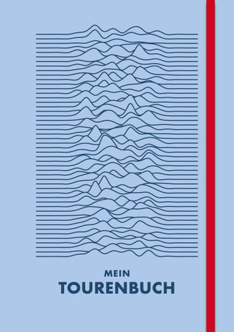 Mein Tourenbuch (Farbe: blau)
