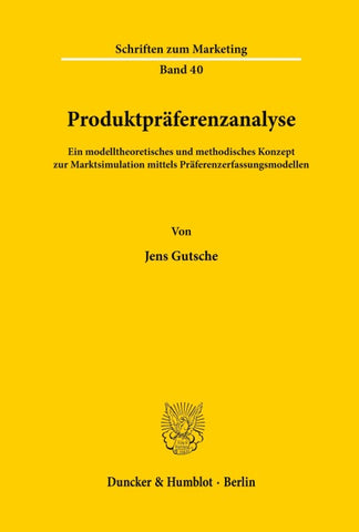 Produktpräferenzanalyse.
