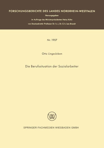 Die Berufssituation der Sozialarbeiter