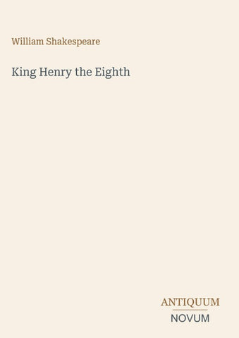 King Henry the Eighth