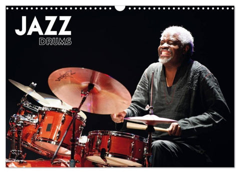 Jazz drums (Calendrier mural 2027 DIN A3 vertical), CALVENDO calendrier mensuel