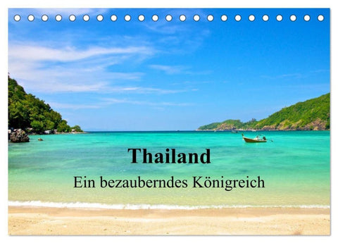 Thailand - Ein bezauberndes Königreich (Tischkalender 2027 DIN A5 quer), CALVENDO Monatskalender