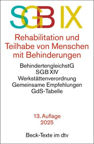SGB IX Rehabilitation und Teilhabe von Menschen mit Behinderungen