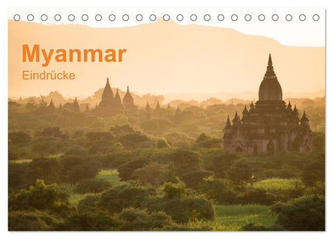 Myanmar - Eindrücke (Tischkalender 2026 DIN A5 quer), CALVENDO Monatskalender
