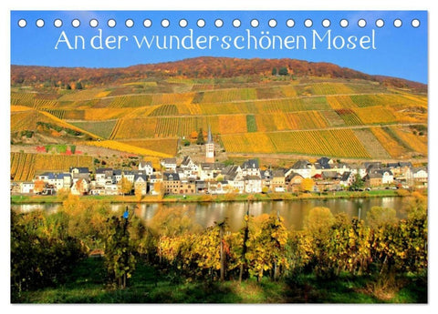 An der wunderschönen Mosel (Tischkalender 2027 DIN A5 quer), CALVENDO Monatskalender