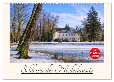 Schlösser der Niederlausitz (Wandkalender 2026 DIN A2 quer), CALVENDO Monatskalender