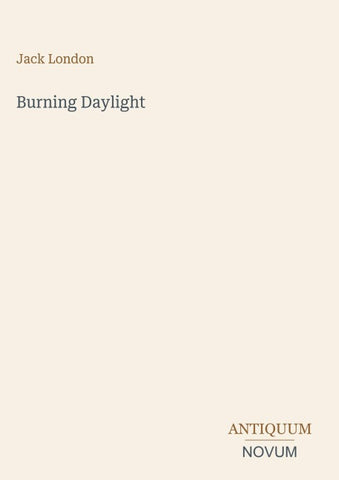 Burning Daylight