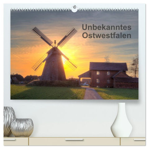 Unbekanntes Ostwestfalen (hochwertiger Premium Wandkalender 2026 DIN A2 quer), Kunstdruck in Hochglanz