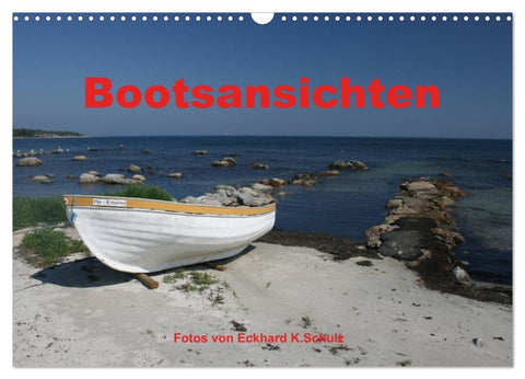 Bootsansichten (Wandkalender 2026 DIN A3 quer), CALVENDO Monatskalender