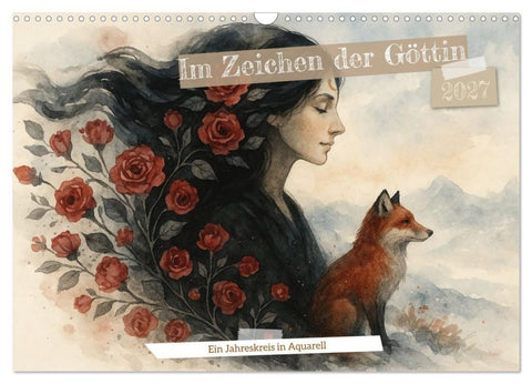 Im Zeichen der Göttin (Wandkalender 2027 DIN A3 quer), CALVENDO Monatskalender