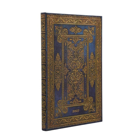 12-Monatskalender 2027 Blue Luxe Maxi Horizontal