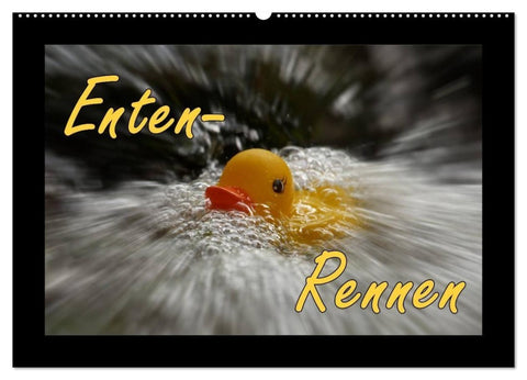 Enten-Rennen (Wandkalender 2027 DIN A2 quer), CALVENDO Monatskalender
