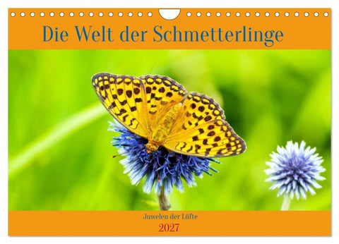 Die Welt der Schmetterlinge (Wandkalender 2027 DIN A4 quer), CALVENDO Monatskalender