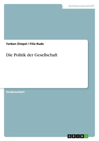 Die Politik der Gesellschaft