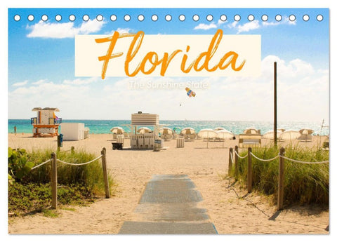 Florida - The Sunshine State (Tischkalender 2026 DIN A5 quer), CALVENDO Monatskalender