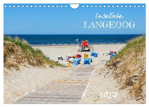 Inselliebe Langeoog (Wandkalender 2027 DIN A4 quer), CALVENDO Monatskalender