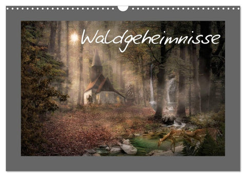 Waldgeheimnisse (Wandkalender 2027 DIN A3 quer), CALVENDO Monatskalender