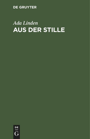 Aus der Stille