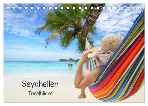 Seychellen Inselblicke (Tischkalender 2027 DIN A5 quer), CALVENDO Monatskalender