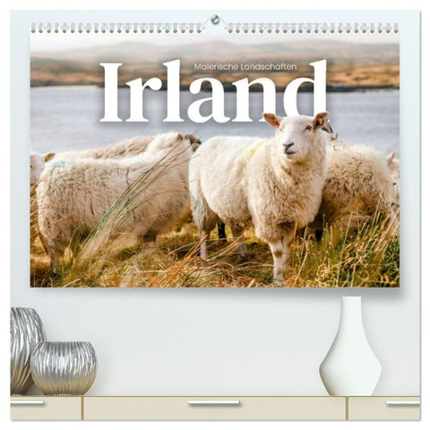 Irland - Malerische Landschaften (hochwertiger Premium Wandkalender 2027 DIN A2 quer), Kunstdruck in Hochglanz