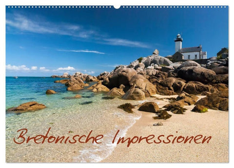 Bretonische Impressionen (Wandkalender 2027 DIN A2 quer), CALVENDO Monatskalender