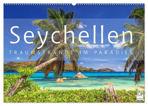 Seychellen Traumstrände im Paradies (Wandkalender 2027 DIN A2 quer), CALVENDO Monatskalender
