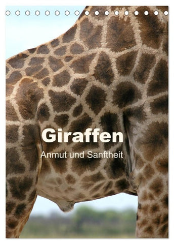 Giraffen - Anmut und Sanftheit (Tischkalender 2027 DIN A5 hoch), CALVENDO Monatskalender