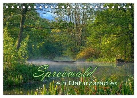 Spreewald - Ein Naturparadies (Tischkalender 2027 DIN A5 quer), CALVENDO Monatskalender