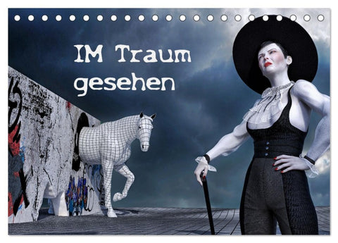 Im Traum gesehen (Tischkalender 2026 DIN A5 quer), CALVENDO Monatskalender