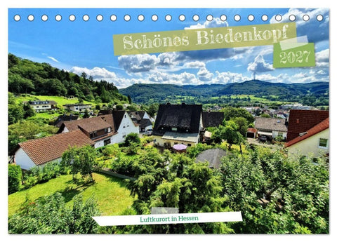 Schönes Biedenkopf Luftkurort in Hessen (Tischkalender 2027 DIN A5 quer), CALVENDO Monatskalender