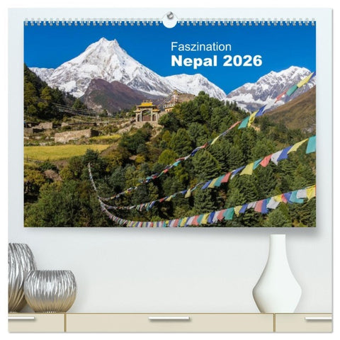 Faszination Nepal (hochwertiger Premium Wandkalender 2026 DIN A2 quer), Kunstdruck in Hochglanz