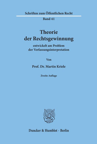 Theorie der Rechtsgewinnung