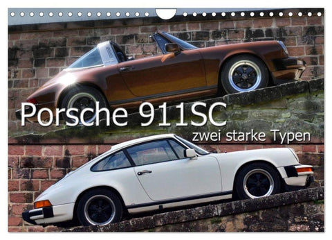 Porsche 911SC - zwei starke Typen (Wandkalender 2026 DIN A4 quer), CALVENDO Monatskalender