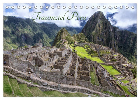 Traumziel Peru (Tischkalender 2026 DIN A5 quer), CALVENDO Monatskalender
