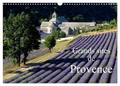 Grands sites de Provence (Calendrier mural 2027 DIN A3 vertical), CALVENDO calendrier mensuel