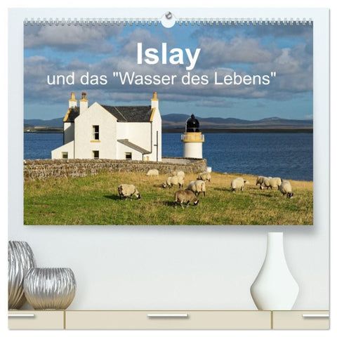 Islay und das "Wasser des Lebens" (hochwertiger Premium Wandkalender 2026 DIN A2 quer), Kunstdruck in Hochglanz