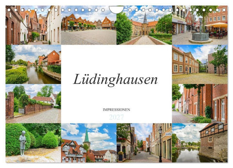 Lüdinghausen Impressionen (Wandkalender 2027 DIN A4 quer), CALVENDO Monatskalender