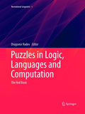 Puzzles in Logic, Languages and Computation