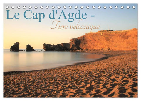 Le Cap d'Agde - Terre volcanique (Calendrier de bureau 2026 DIN A5 vertical), CALVENDO calendrier mensuel