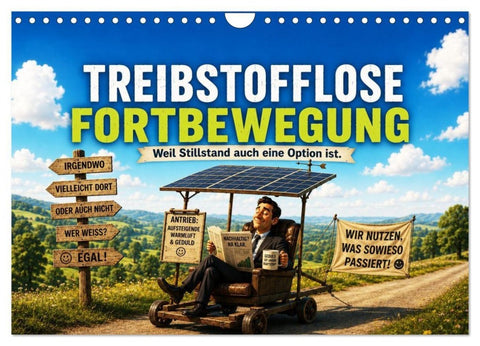 Treibstofflose Fortbewegung (Wandkalender 2027 DIN A4 quer), CALVENDO Monatskalender