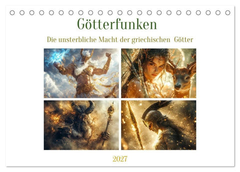 Götterfunken (Tischkalender 2027 DIN A5 quer), CALVENDO Monatskalender