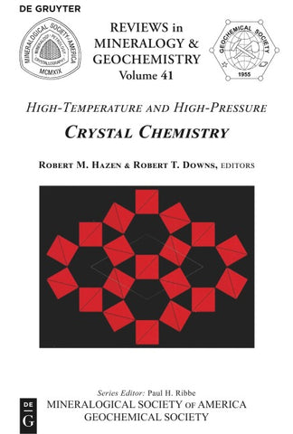 High-Temperature and High Pressure Crystal Chemistry