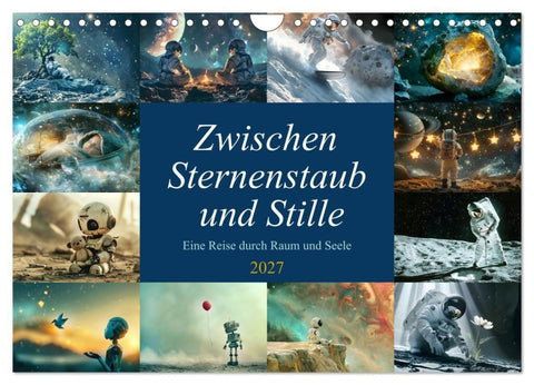 Zwischen Sternenstaub und Stille (Wandkalender 2027 DIN A4 quer), CALVENDO Monatskalender