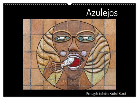 Azulejos - Portugals beliebte Kachel Kunst (Wandkalender 2027 DIN A2 quer), CALVENDO Monatskalender
