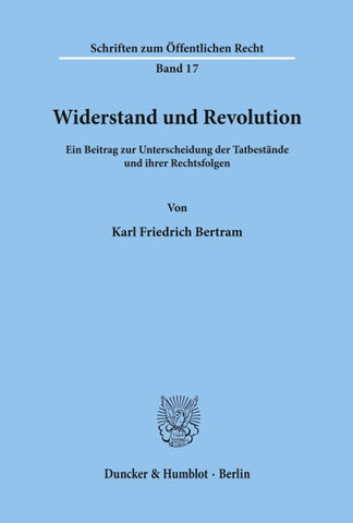 Widerstand und Revolution.
