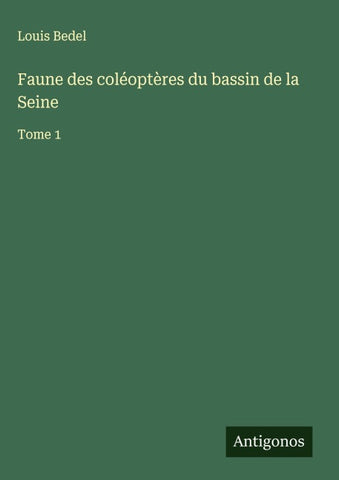 Faune des coléoptères du bassin de la Seine