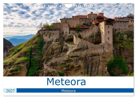 Meteora - Dem Himmel so nah (Wandkalender 2027 DIN A4 quer), CALVENDO Monatskalender