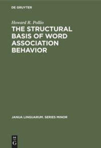 The structural basis of word association behavior