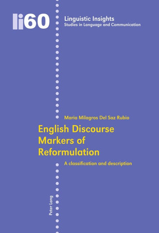 English Discourse Markers of Reformulation